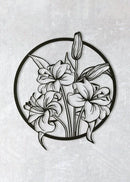 Lily flower Metal Wall Decor - myhomestore.com.pk