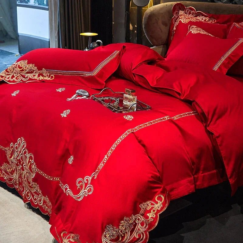 Elegant Embroidery Duvet Set - myhomestore.com.pk