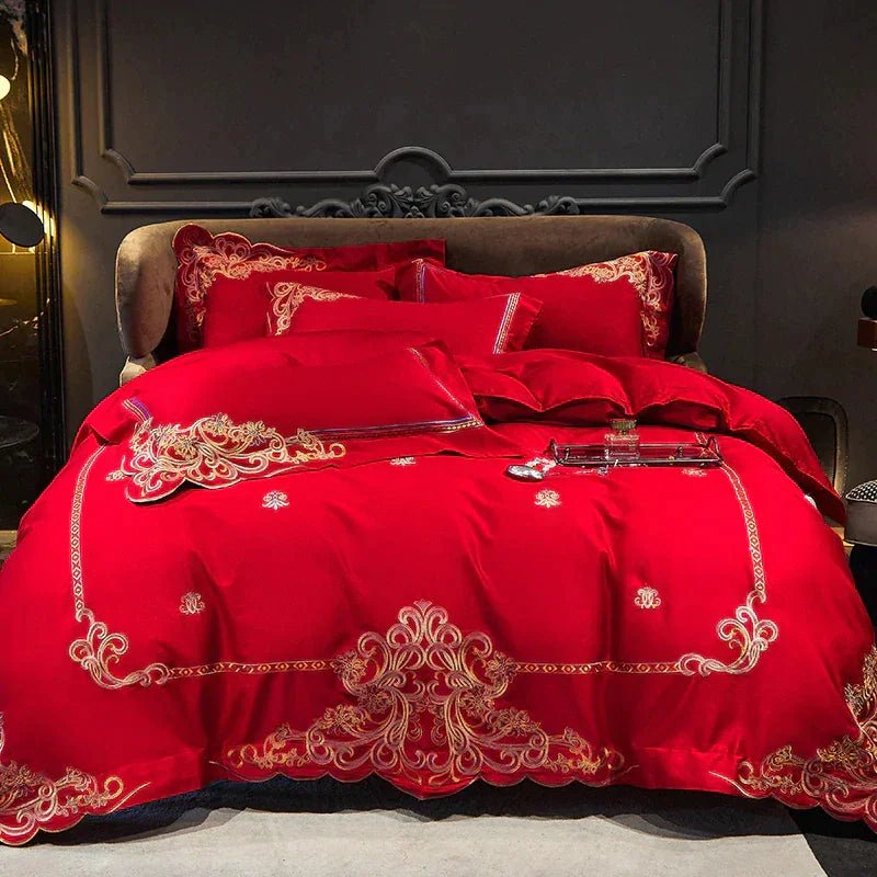 Elegant Embroidery Duvet Set - myhomestore.com.pk