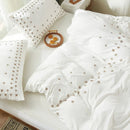 Elegant Sweet Fresh Geometric Pattern Embroidered Duvet Set - myhomestore.com.pk