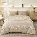 Embroidered Duvet Sets Farmhouse Floral Design - myhomestore.com.pk