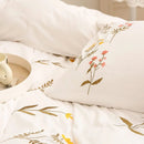 Embroidered Duvet Sets Farmhouse Floral Design - myhomestore.com.pk