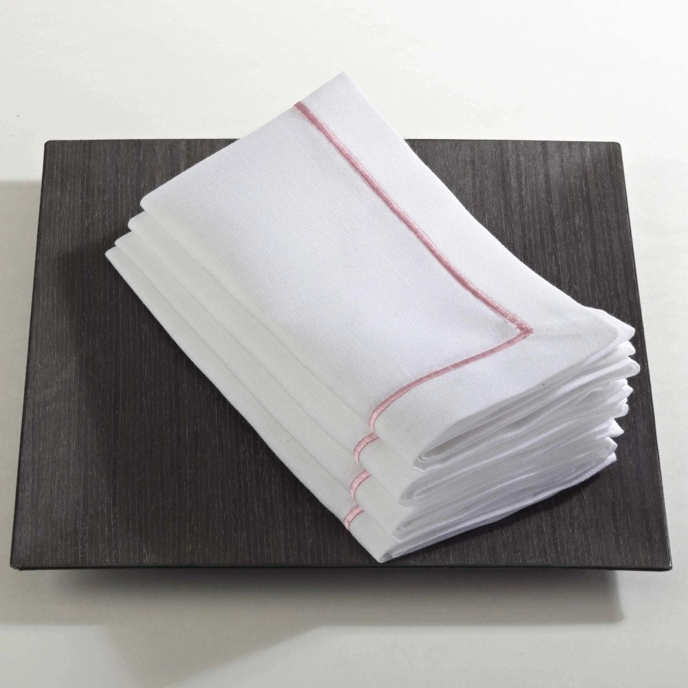 Embroidery With Baratta Stitch Napkins (Pack of 6) - myhomestore.com.pk