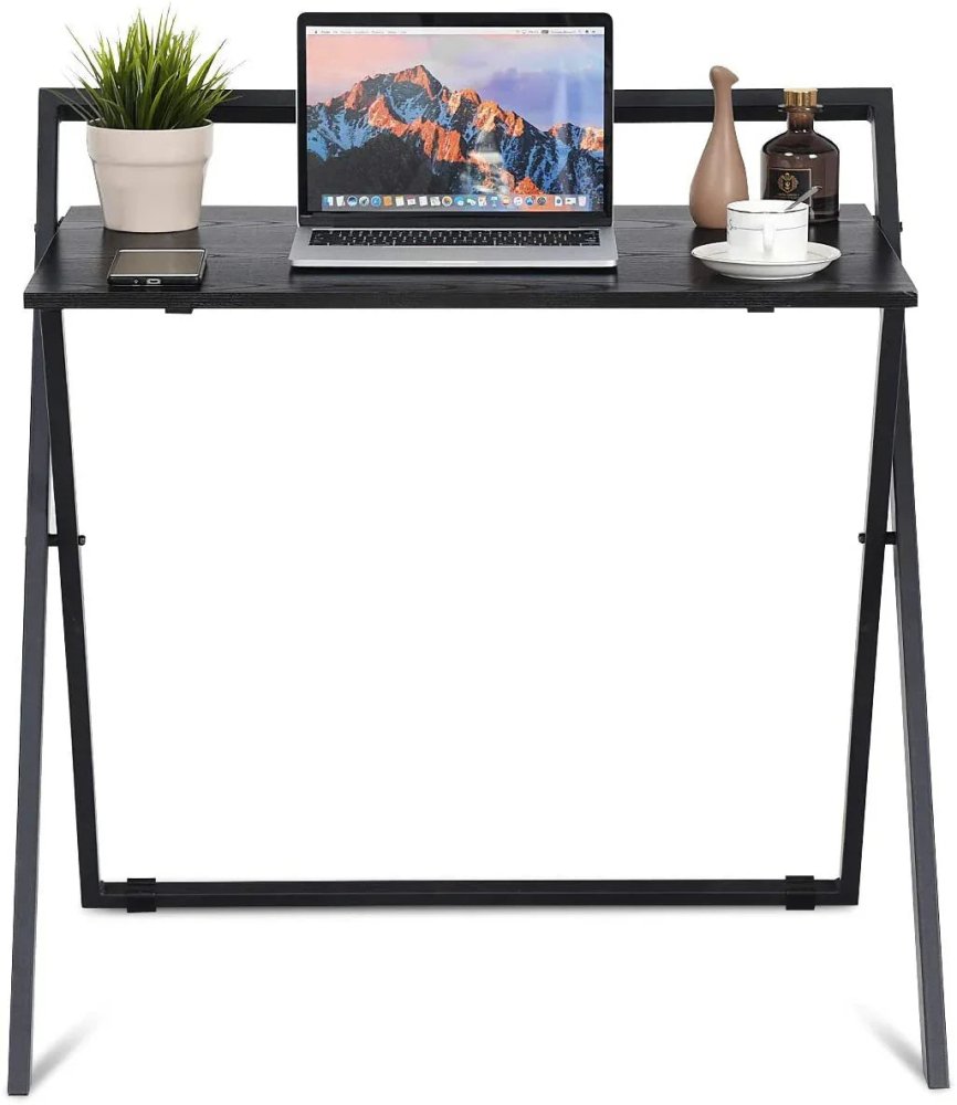 Folding Computer Desk, Foldable Desk for Small Space - myhomestore.com.pk