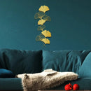 Golden Gingko Metal Wall Decor - myhomestore.com.pk