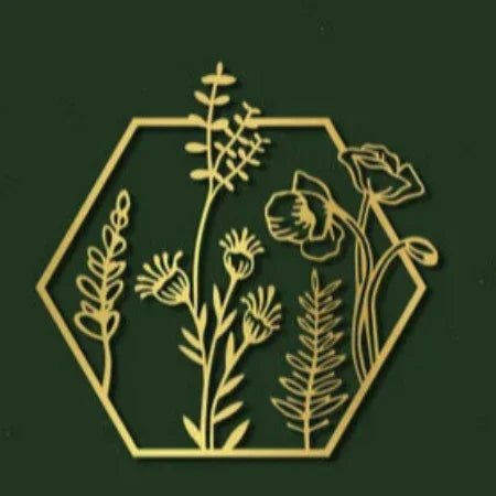 Golden Hexagon Metal Wall Decor - myhomestore.com.pk