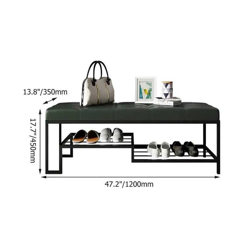 Hallway Upholstered Bench with Shoe Storage - myhomestore.com.pk