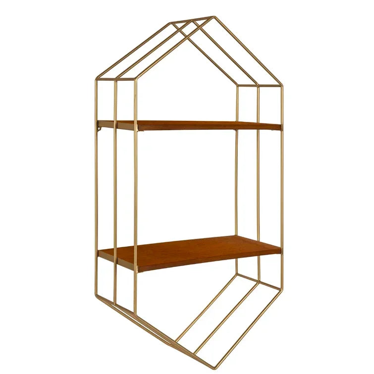 Hexagon Metal Accent Shelf - myhomestore.com.pk