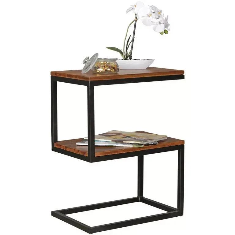 Highline S Shaped Corner Side Coffee Table - myhomestore.com.pk