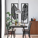 Decor Leaves, Home Wall Art, Metal Wall Decor ( pack of 2 leaf ) - myhomestore.com.pk