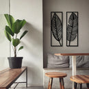 Decor Leaves, Home Wall Art, Metal Wall Decor ( pack of 2 leaf ) - myhomestore.com.pk
