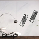 Decor Leaves, Home Wall Art, Metal Wall Decor ( pack of 2 leaf ) - myhomestore.com.pk