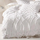 Floral Tufted Cotton Duvet Cover Set - myhomestore.com.pk