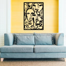Abstract Faces Metal Wall Decor - myhomestore.com.pk