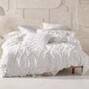 Floral Tufted Cotton Duvet Cover Set - myhomestore.com.pk