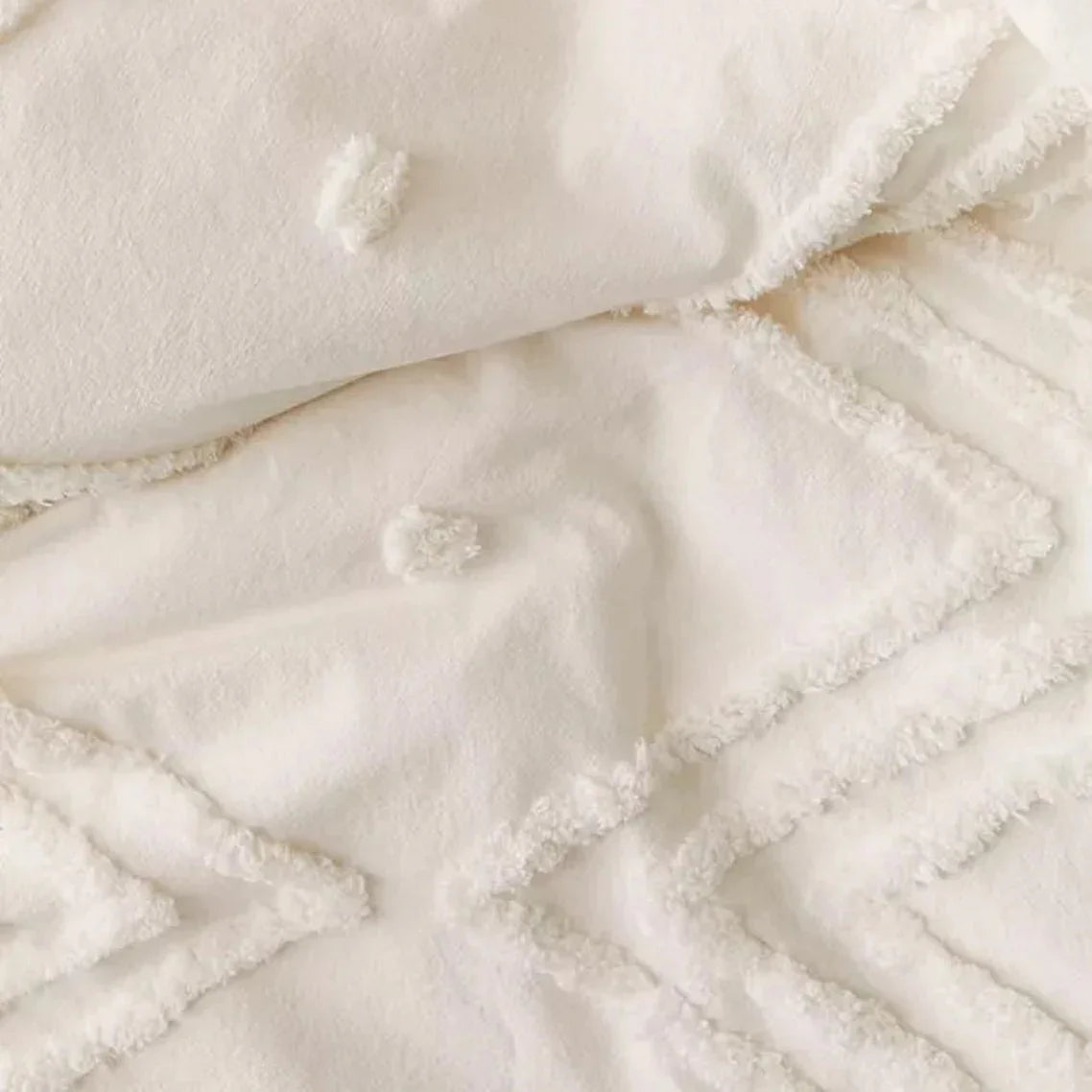 Bohemian Tufted Duvet Cover Set - myhomestore.com.pk