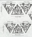 Triangle Metal Wall Decor - myhomestore.com.pk