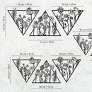 Golden Triangle Metal Wall Decor - myhomestore.com.pk