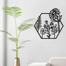 Hexagon Metal Wall Decor - myhomestore.com.pk