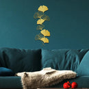 Golden Gingko Metal Wall Decor - myhomestore.com.pk