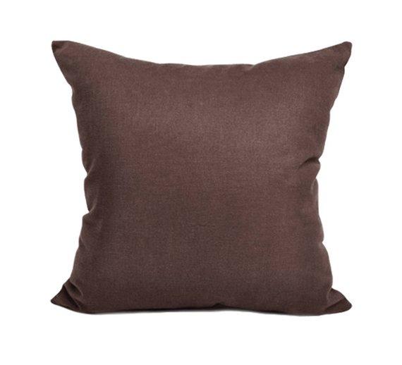 Cotton Cushion Cover (Chocolate Brown)