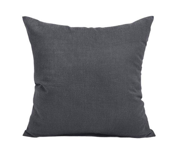 Cotton Cushion Cover (Grey)