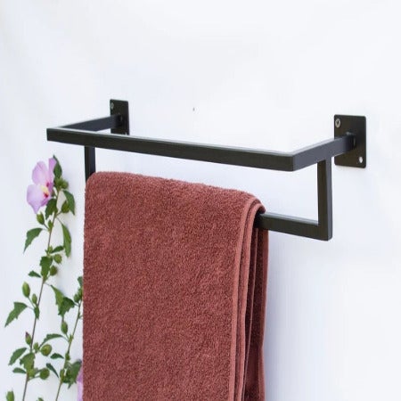 Industrial metal tower rail Towel holder Wall mount towel holder rack