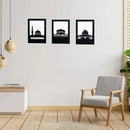 Islamic wall art set with Kaabe Metal Wall Decor - myhomestore.com.pk