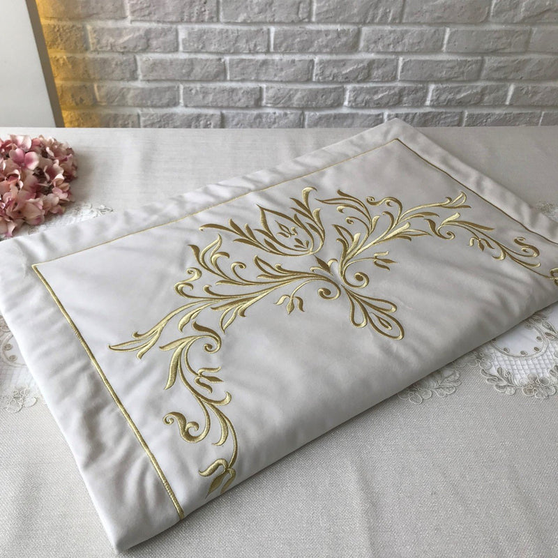 Embroidered Velvet Prayer Mat