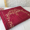 Embroidered Velvet Prayer Mat - myhomestore.com.pk