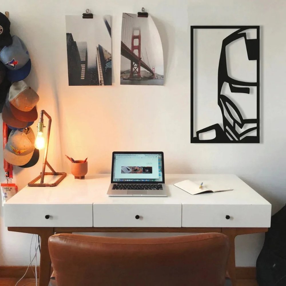 Iron Man Metal Wall Decor - myhomestore.com.pk