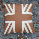 Leather Cushion (Union Jack) - myhomestore.com.pk