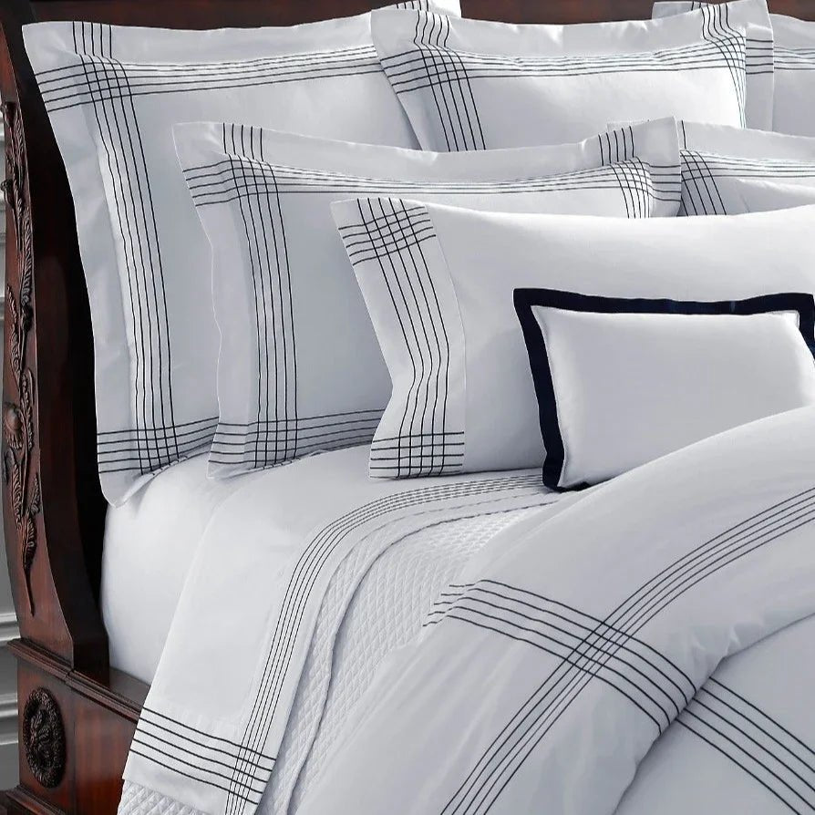 Luxury 4 Line Baratta Stitch Duvet Set - myhomestore.com.pk