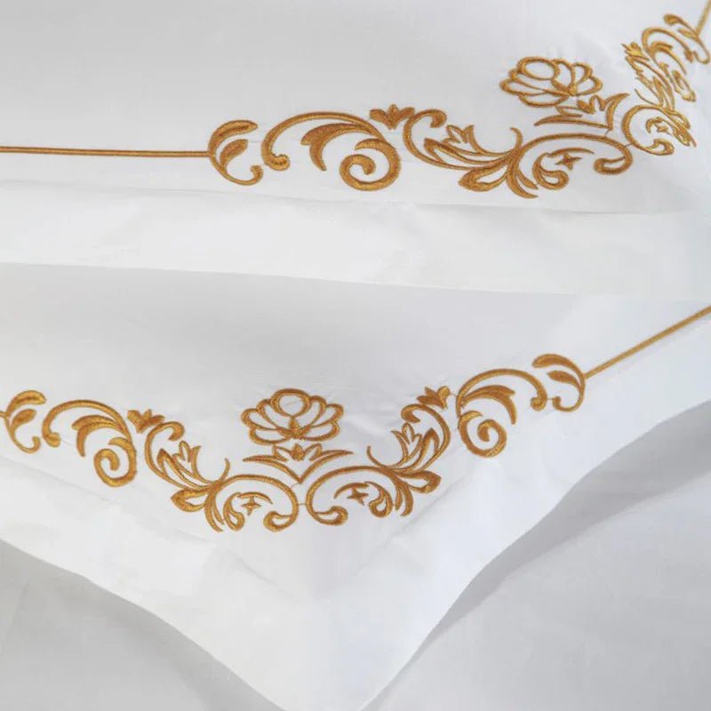 Luxury Corner Embroidery Duvet Set - myhomestore.com.pk