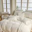 Luxury Cotton Lace Duvet Set - King - myhomestore.com.pk