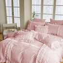 Luxury Cotton Lace Duvet Set - King - myhomestore.com.pk