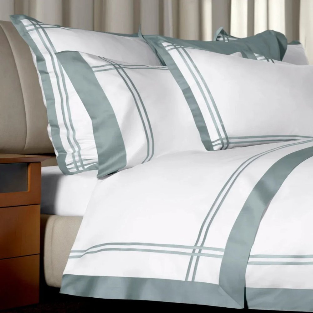 Luxury Lines Satin Ribbon Duvet Set - myhomestore.com.pk