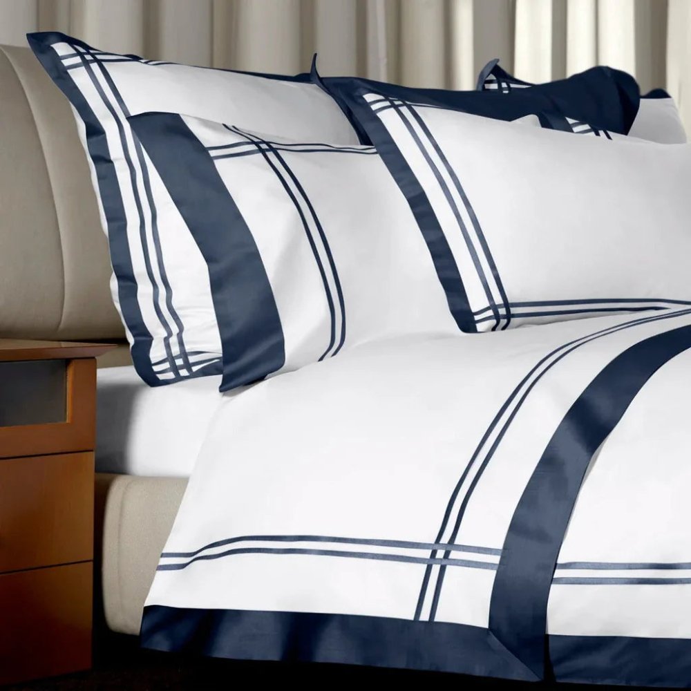 Luxury Lines Satin Ribbon Duvet Set - myhomestore.com.pk
