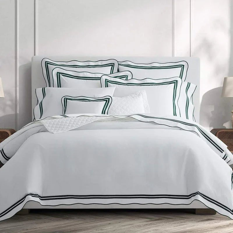 Luxury Lines with Ribbon Duvet Set - myhomestore.com.pk