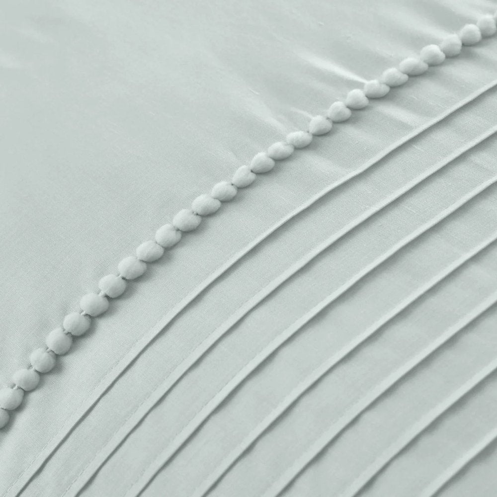 Luxury Pleated with Lace Duvet Set - myhomestore.com.pk