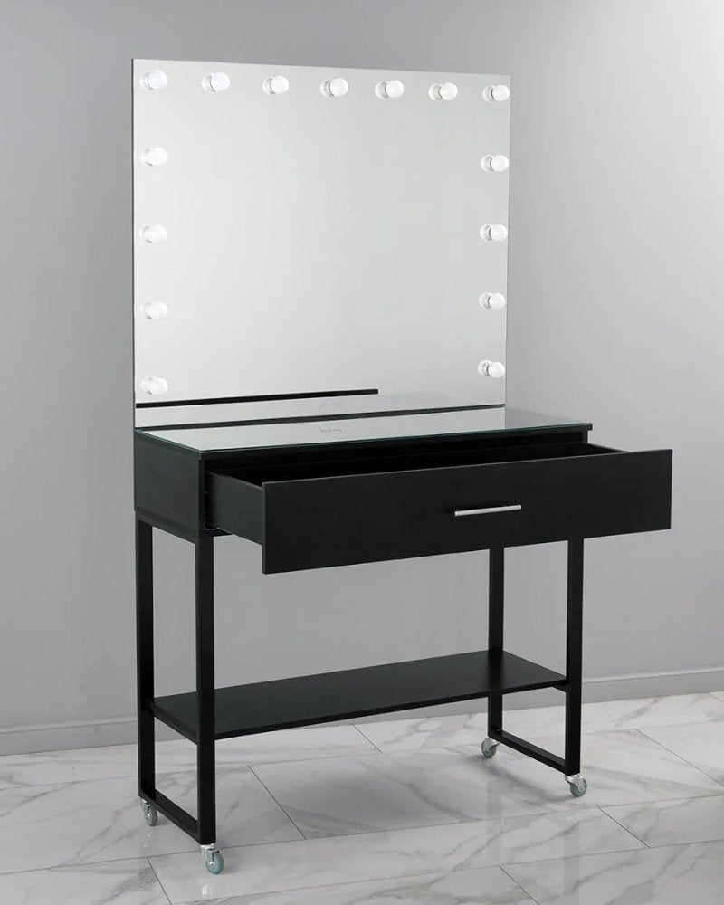 MAKE - UP TABLE FOR MAKE - UP ARTIST BLACK - myhomestore.com.pk