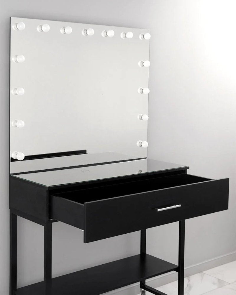 MAKE - UP TABLE FOR MAKE - UP ARTIST BLACK - myhomestore.com.pk