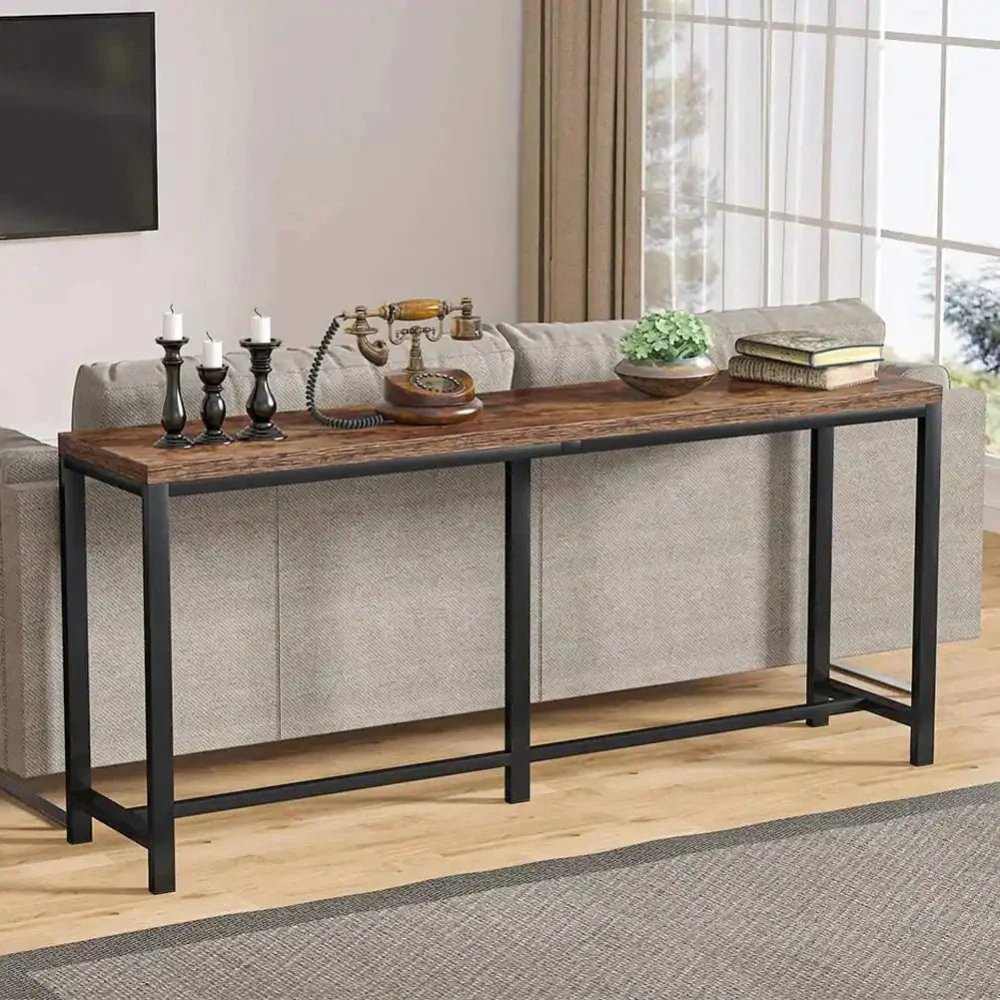 Modern Extra Long Narrow Console Sofa Table - myhomestore.com.pk