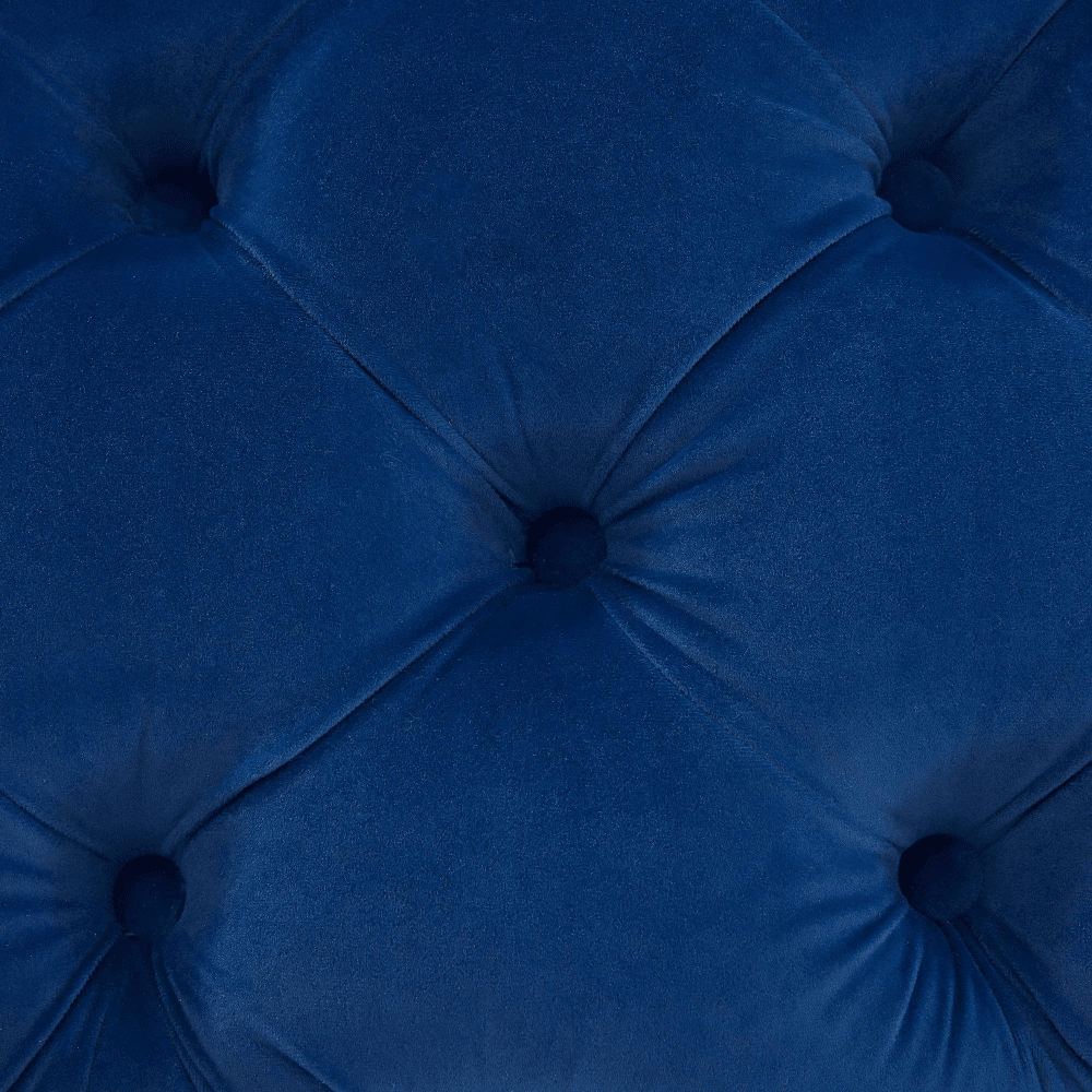 Modern Rectangular Velvet Ottoman - myhomestore.com.pk