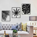 MONSTERA Metal Wall Art, Metal Wall Decor (pack of 3) - myhomestore.com.pk