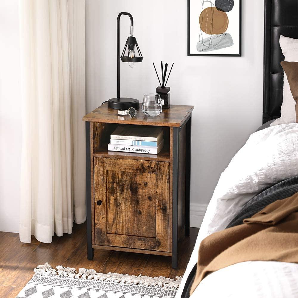 Nightstand with Storage Side Table - myhomestore.com.pk