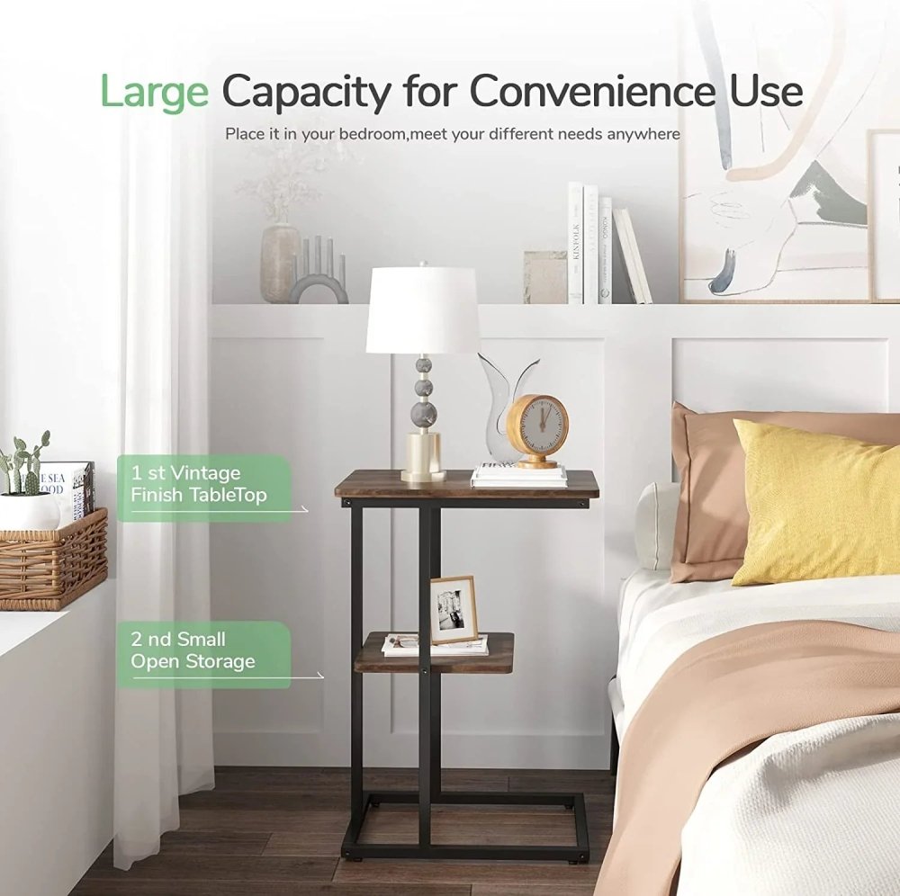 Novilla Snack Side Table C Shaped - myhomestore.com.pk