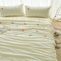 Peach Embroidered Duvet Cover Set - myhomestore.com.pk