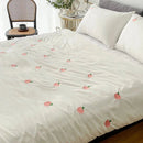 Peach Embroidered Duvet Cover Set - myhomestore.com.pk