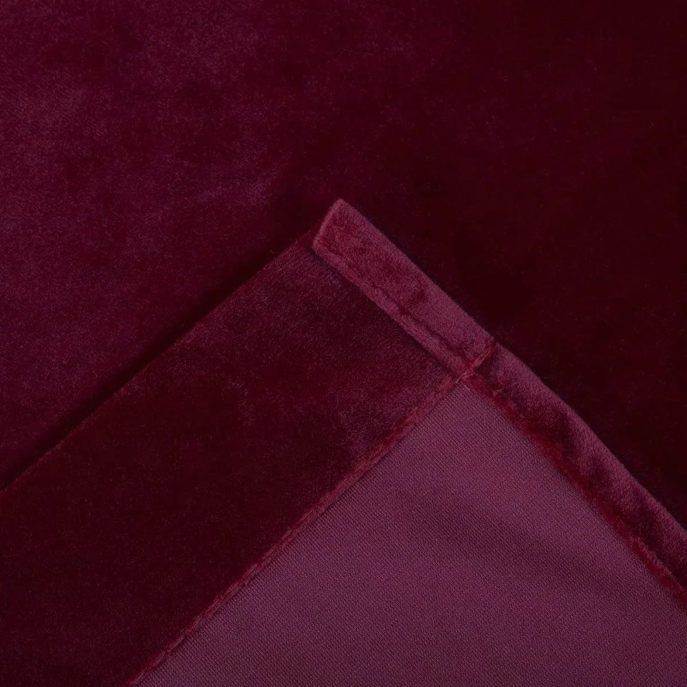 Premium Maroon Velvet Curtain for Bedroom & Living Room Elegance - myhomestore.com.pk